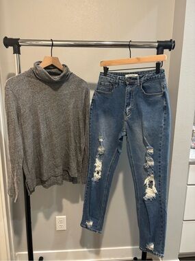 🌸DOGMA Light Blue Stretch Denim Jeans - Size 9